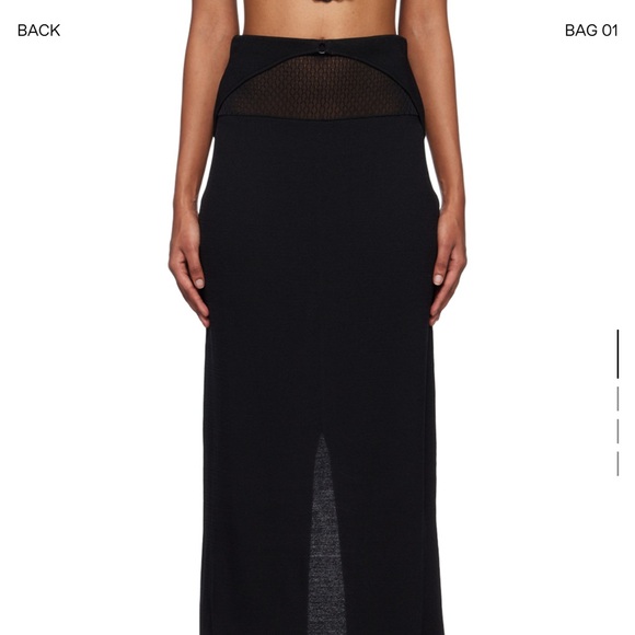 BEC & BRIDGE Black Skylar Maxi Skirt - Picture 5 of 6